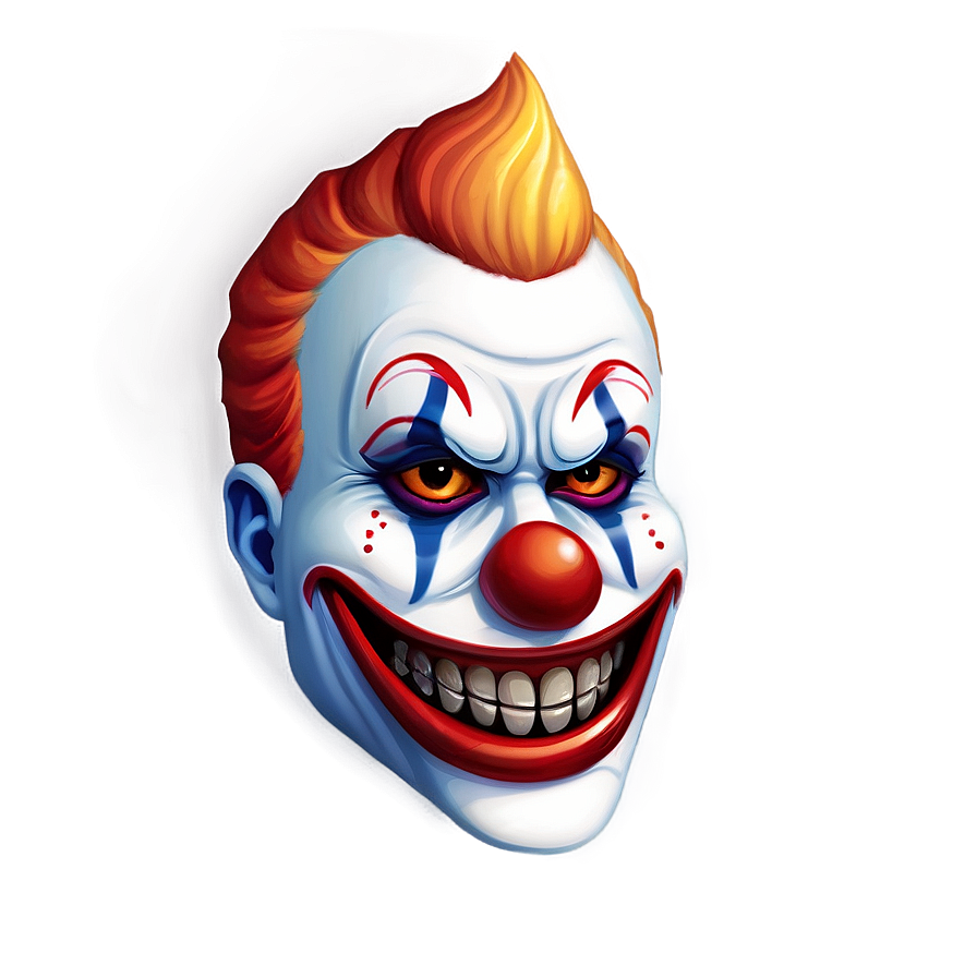 Scary Clown Emoji Png 05252024 PNG Image