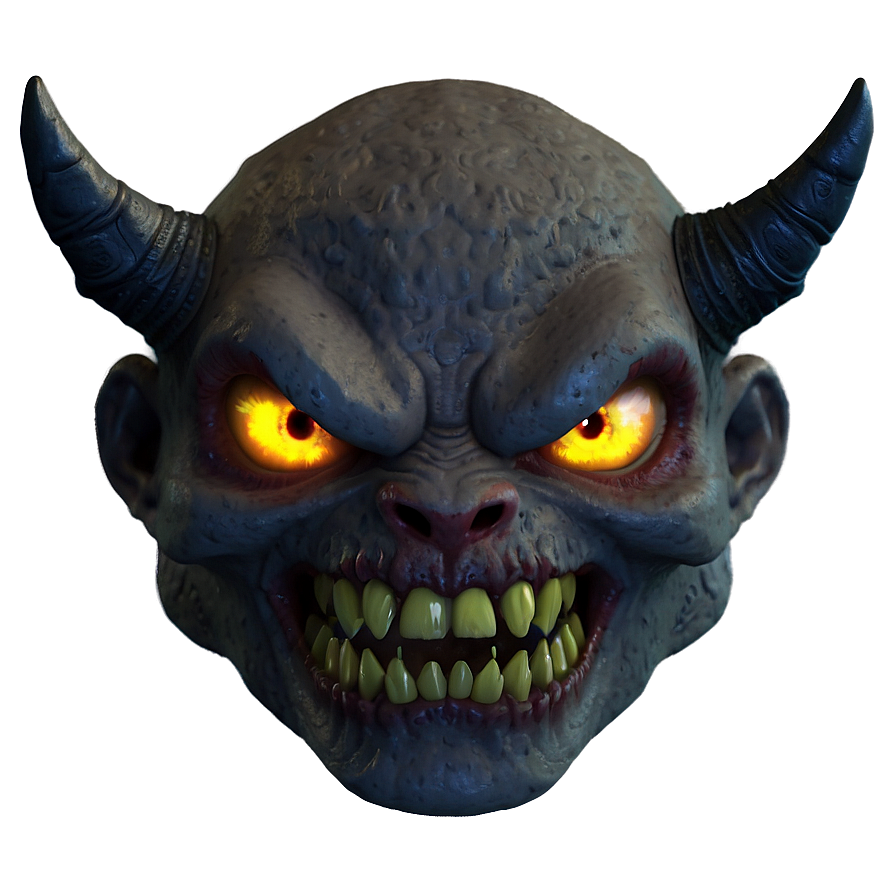 Scary Devil Head Png 32 PNG Image