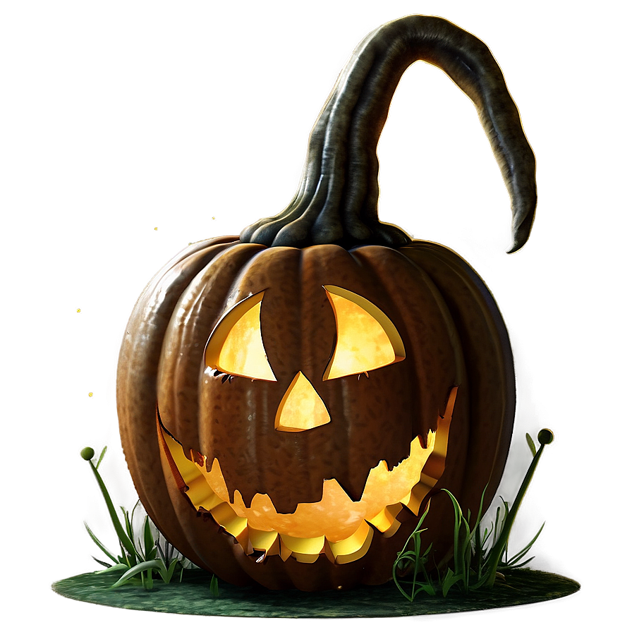 Scary Pumpkin In Moonlight Png 28 PNG Image