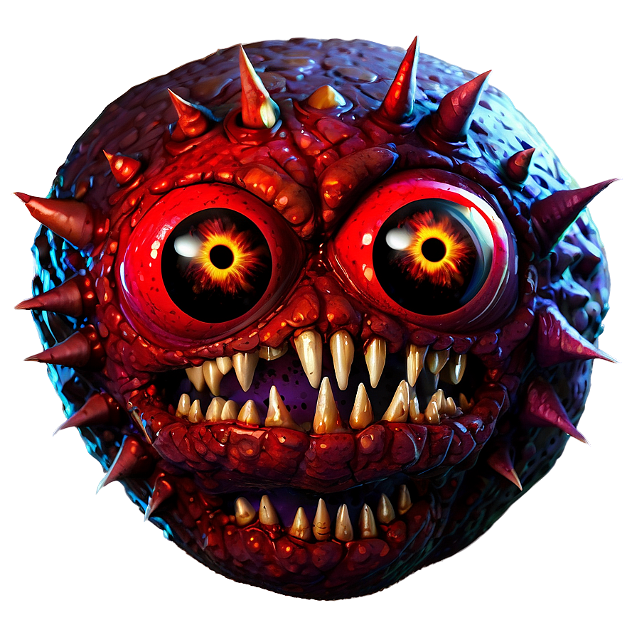 Scary Red Eyes Monster Png Idi71 PNG Image