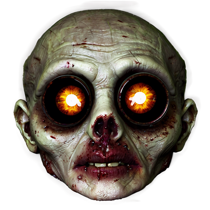 Scary Zombie Eyes Png Daf PNG Image