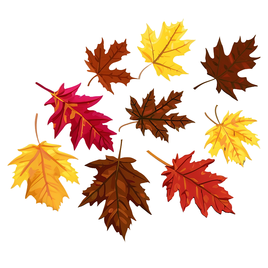 Scattered Fall Leaves Png 55 PNG Image