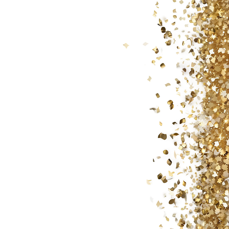 Scattered Gold Sparkles Png Cyu PNG Image