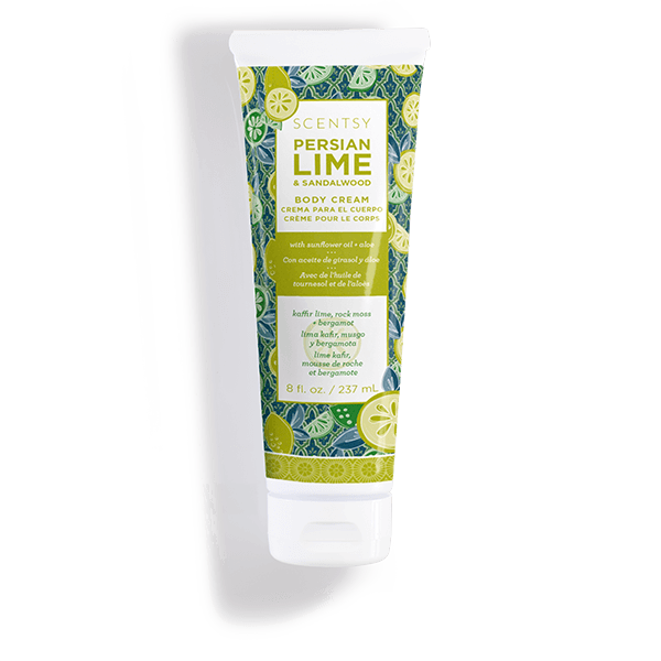 Scentsy Persian Lime Sandalwood Body Cream PNG Image