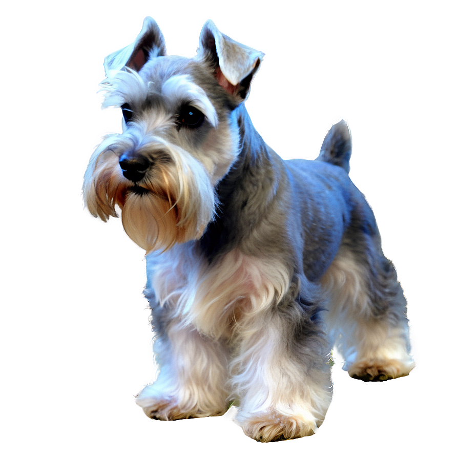 Schnauzer In Grass Png Vig67 PNG Image