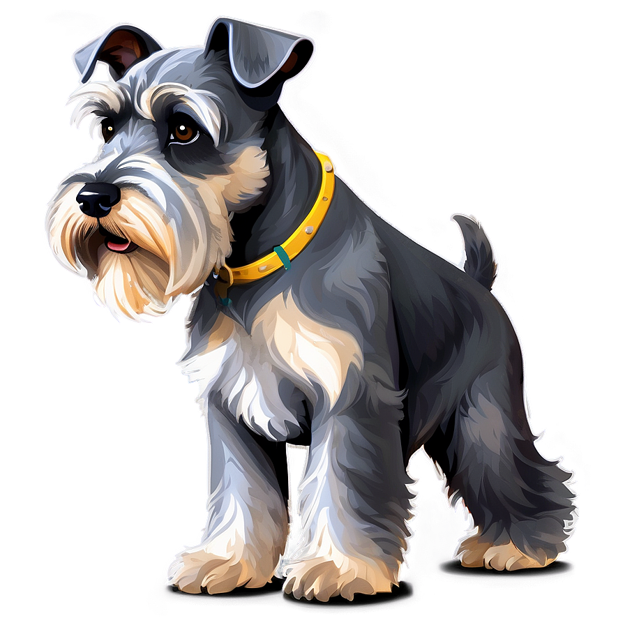 Schnauzer Loyal Companion Png Gyy PNG Image