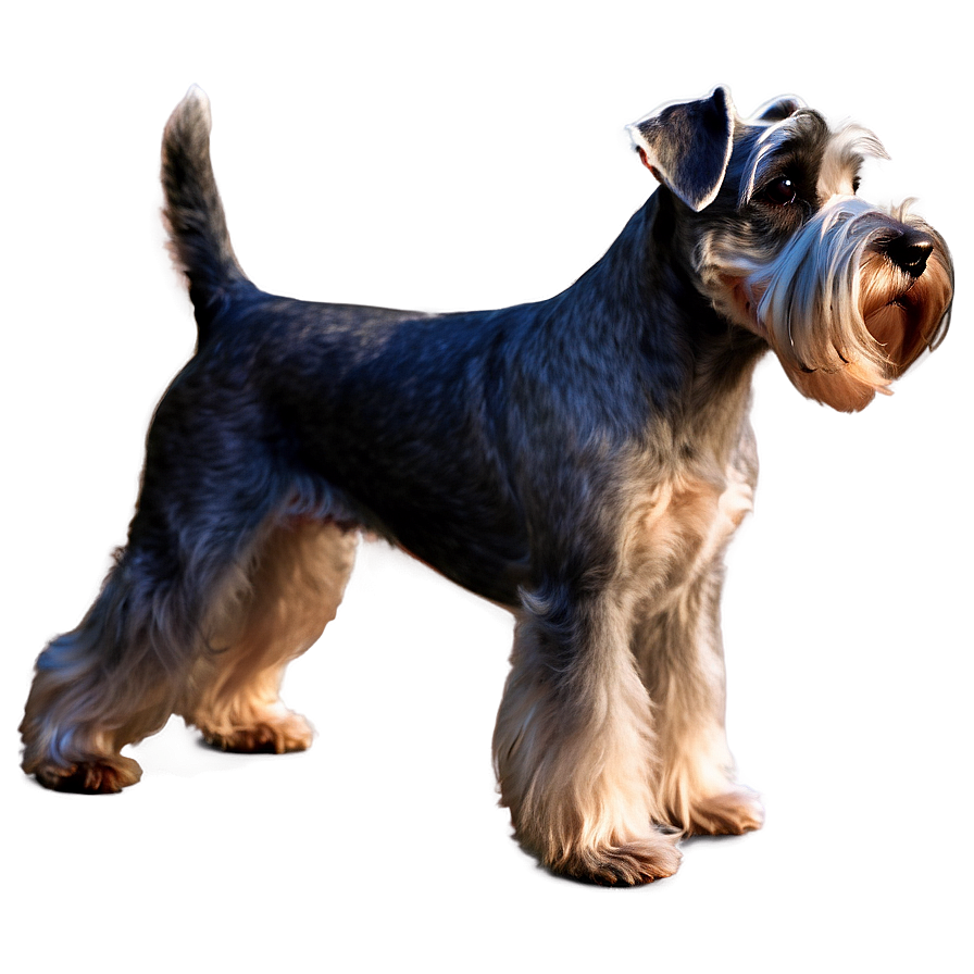 Schnauzer Side Profile Png Nkk PNG Image