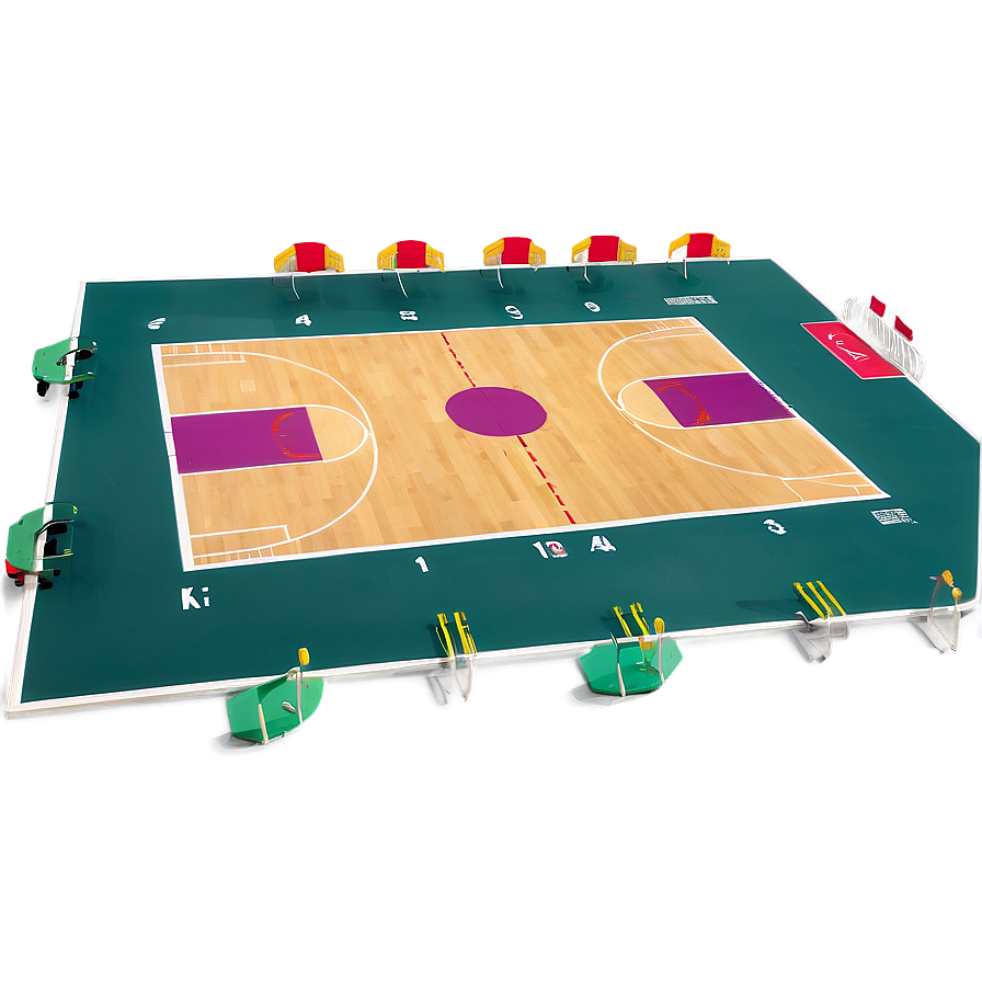 School Basketball Court Png 84 PNG Image