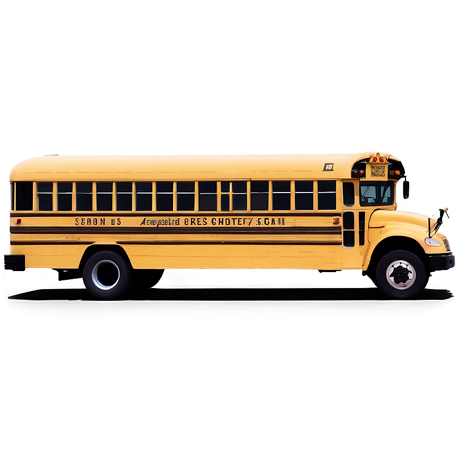 School Bus At Sunset Png 81 PNG Image