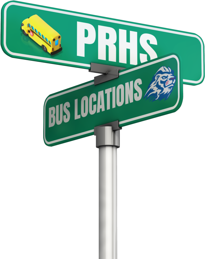 School Bus Location Street Sign PNG Image