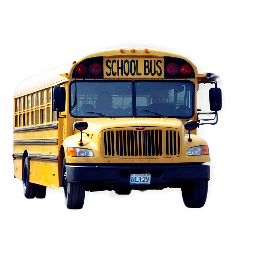 School Bus Under Sunny Sky Png Jqy11 PNG Image