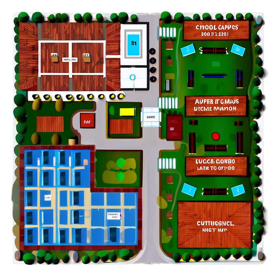 School Campus Map Png Fmc PNG Image