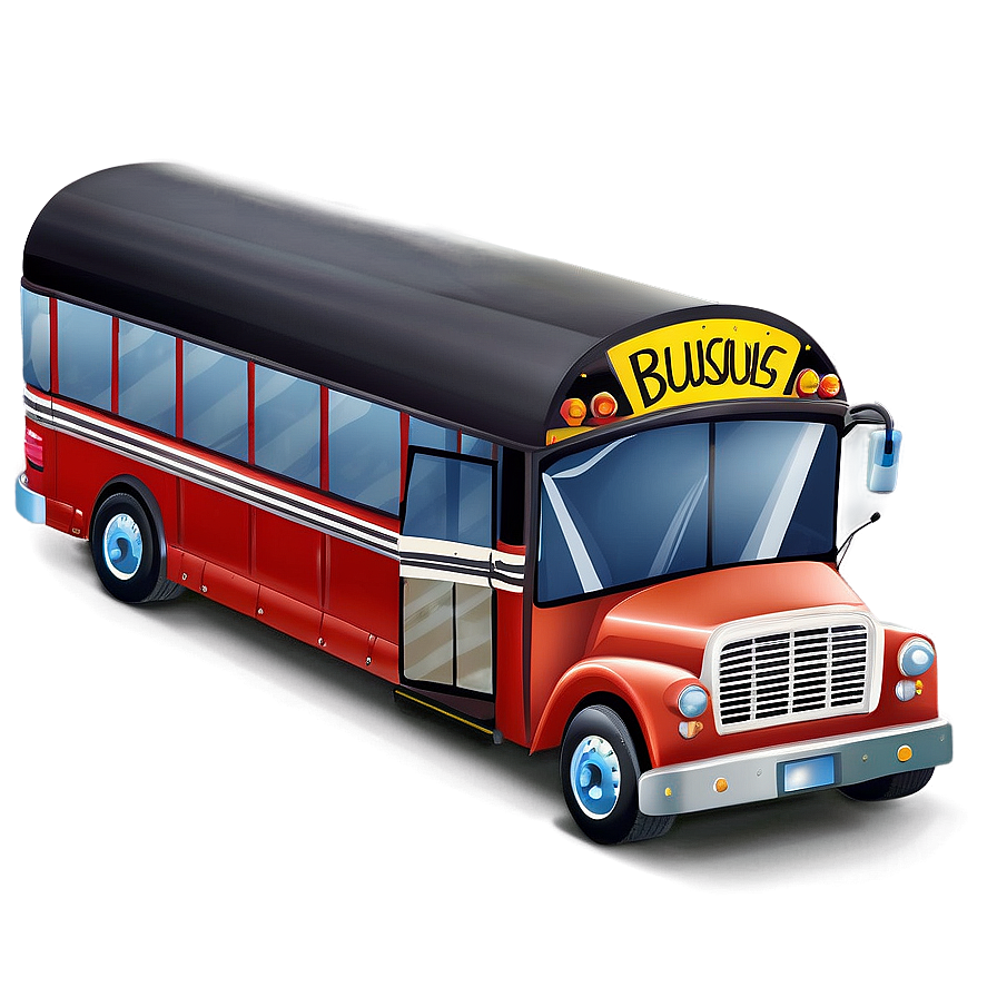 School Cartoon Bus Png 86 PNG Image