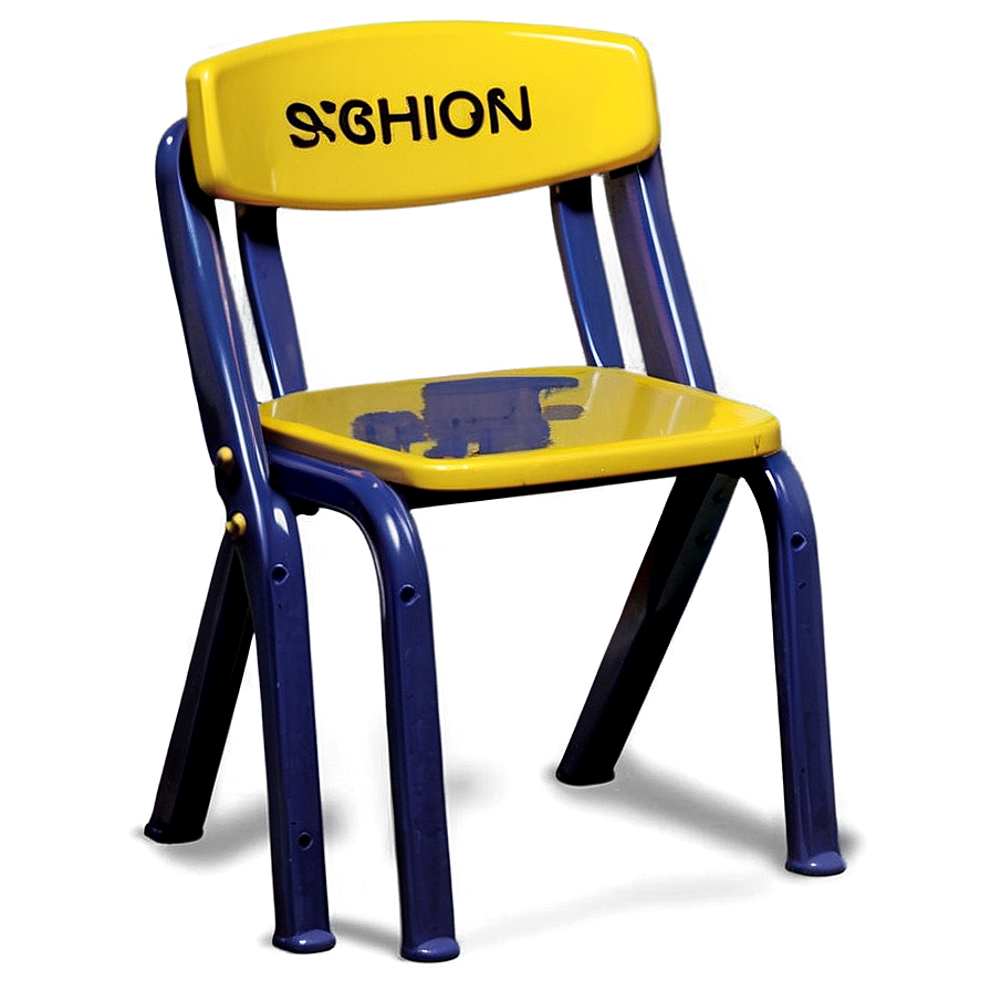 School Chair With Name Png Tfa65 PNG Image