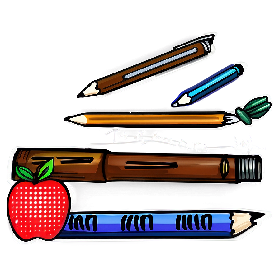 School Doodle Png 20 PNG Image