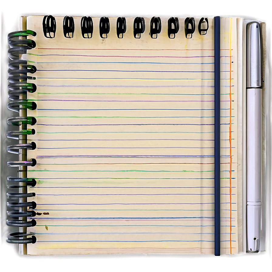 School Notebook Paper Png Qhx83 PNG Image