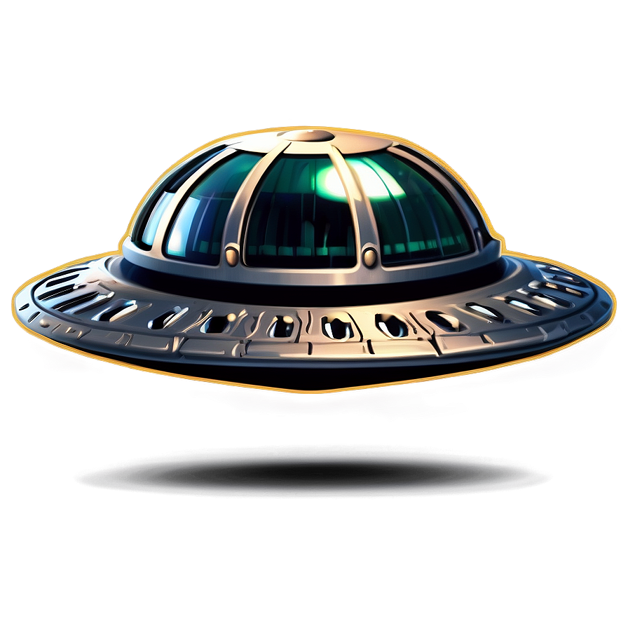 Sci-fi Movie Flying Saucer Png Pjw PNG Image