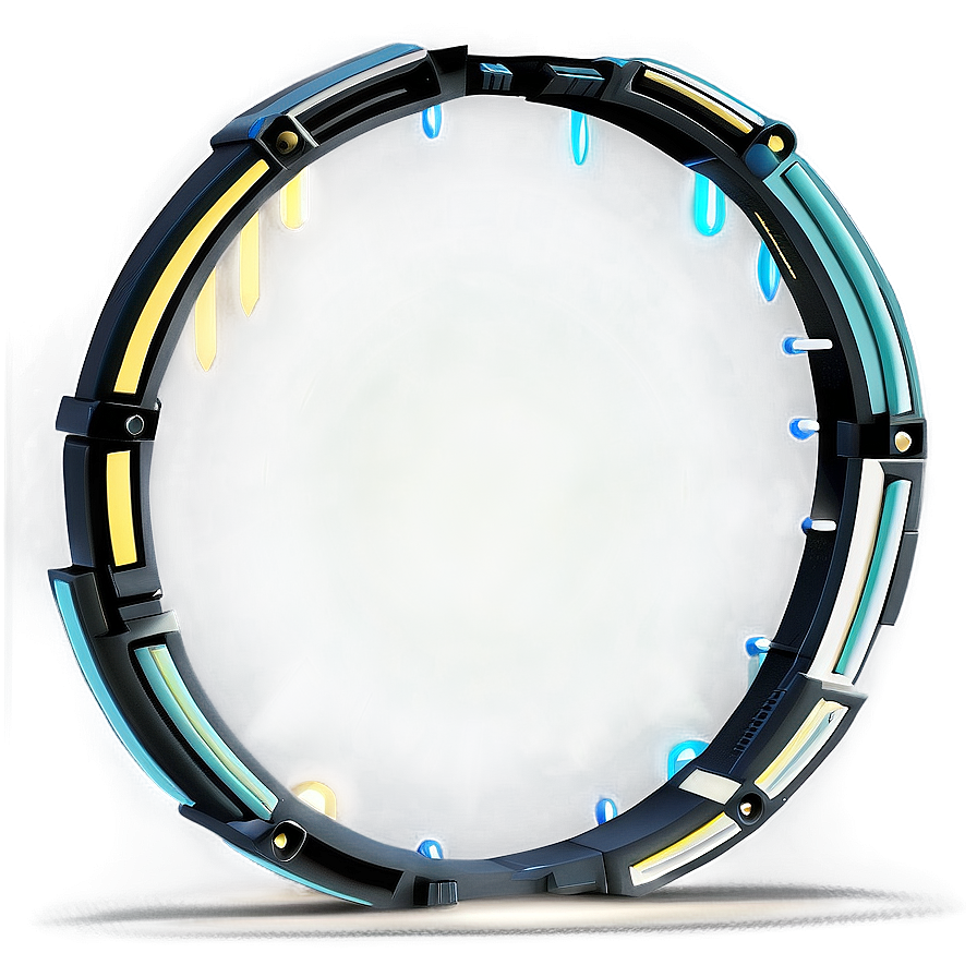 Sci-fi Portal Design Png Mvv24 PNG Image