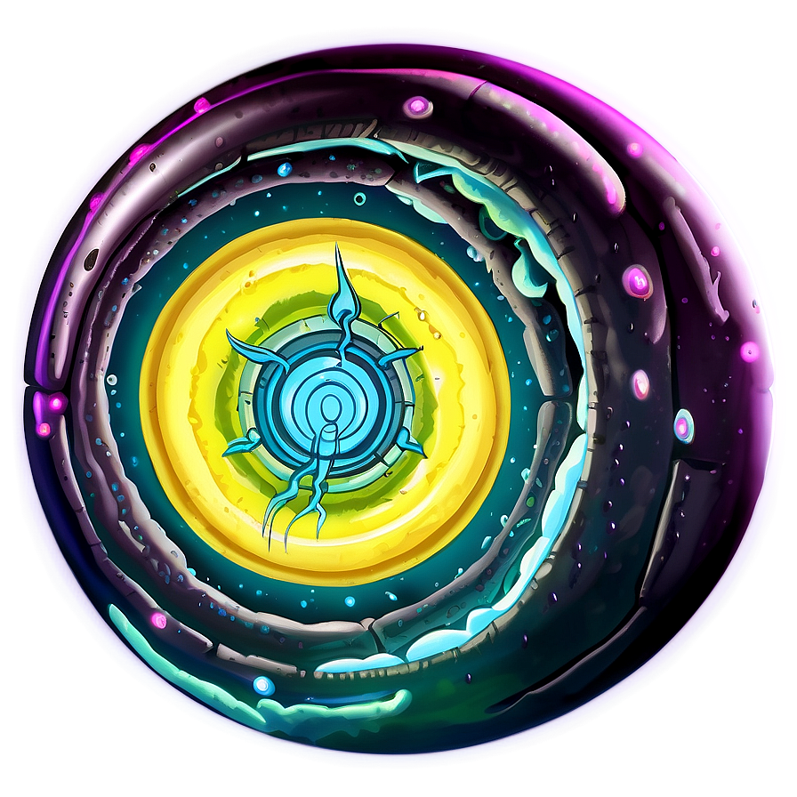 Sci-fi Rick And Morty Portal Png 06122024 PNG Image