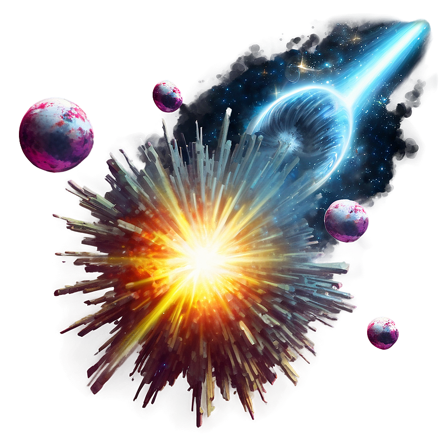 Sci-fi Space Explosion Png Kvs25 PNG Image