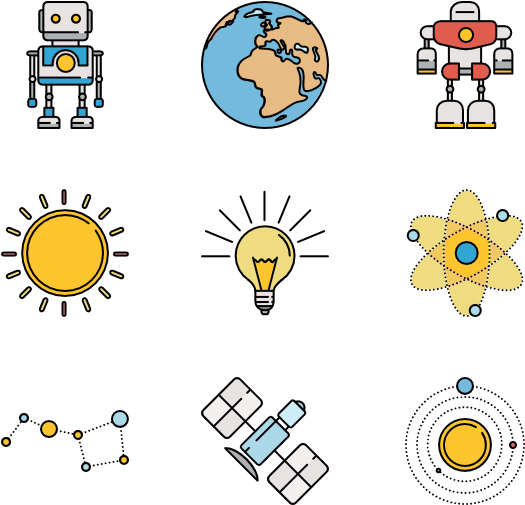 Science_and_ Technology_ Icons_ Set PNG Image