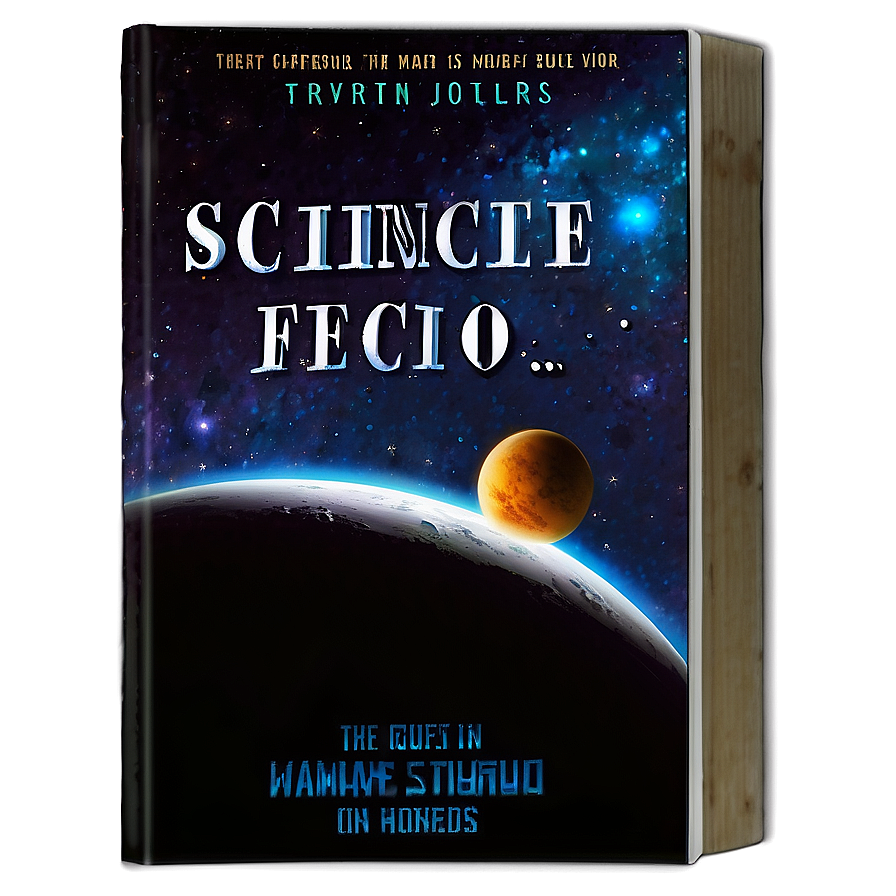 Science Fiction Book Cover Png 04292024 PNG Image