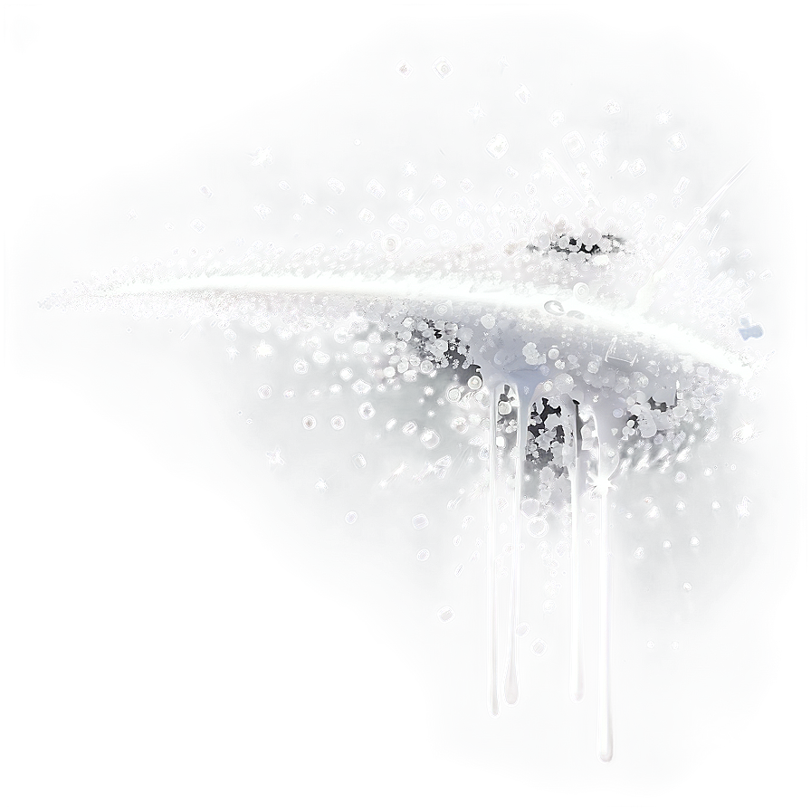 Scintillating White Glitter Spray Png Hsw PNG Image