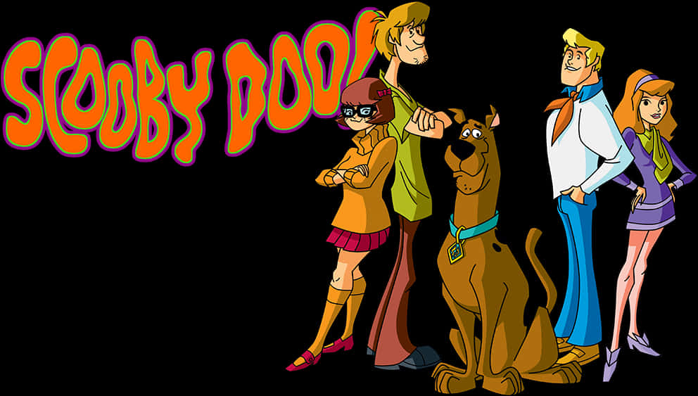 Scooby Doo Animated Team PNG Image