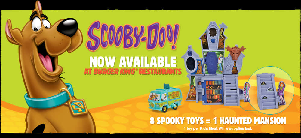 Scooby Doo Burger King Promotion PNG Image