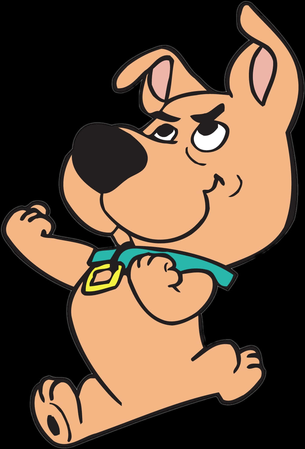 Scooby Doo Classic Pose PNG Image