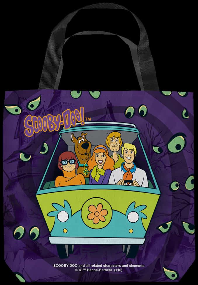 Scooby Doo Mystery Machine Tote Bag PNG Image