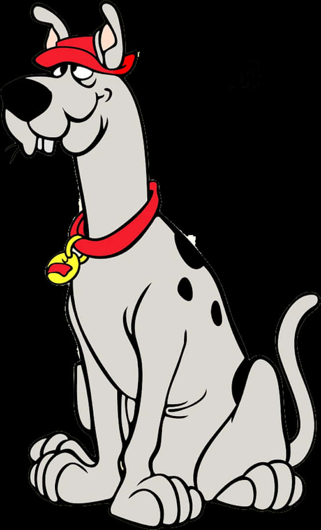 Scooby Doo Red Hat Vector PNG Image