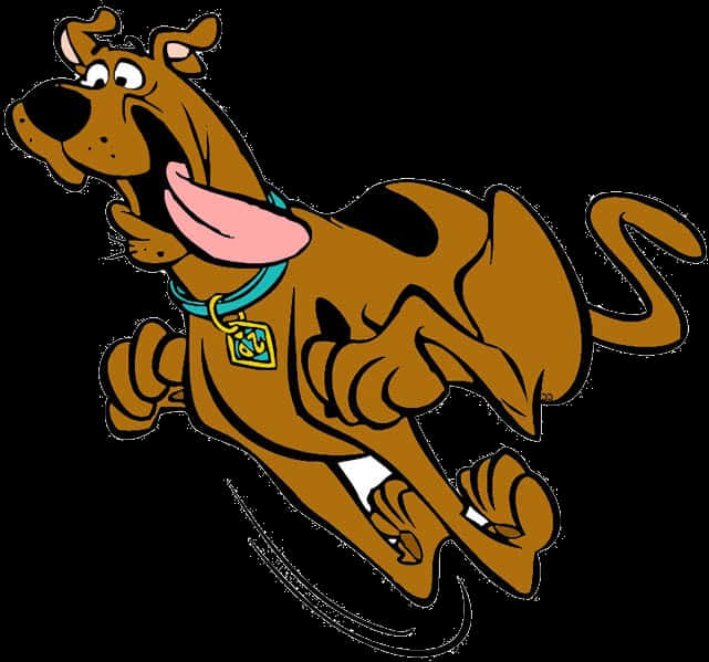 Scooby Doo Running Cartoon PNG Image