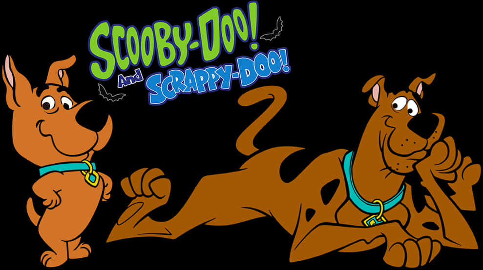 Scooby Dooand Scrappy Doo Animated Characters PNG Image