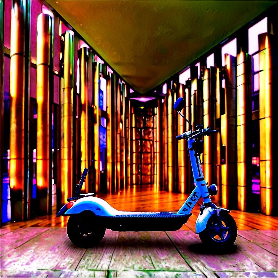 Scooter In City Png Glg90 PNG Image