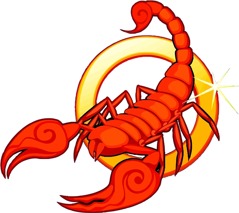 Scorpio Zodiac Sign Art PNG Image