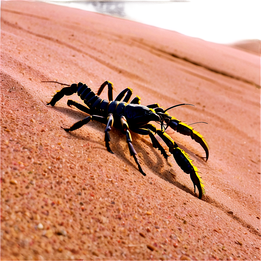 Scorpion On Sand Dune Png Wwu11 PNG Image