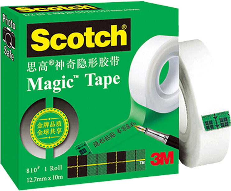 Scotch Magic Tape Boxand Roll PNG Image