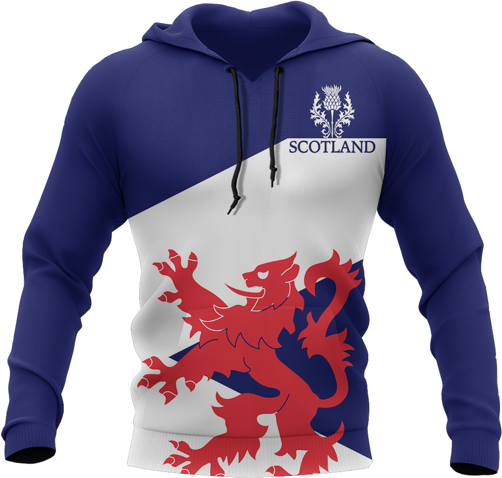 Scotland Lion Rampant Hoodie Design PNG Image