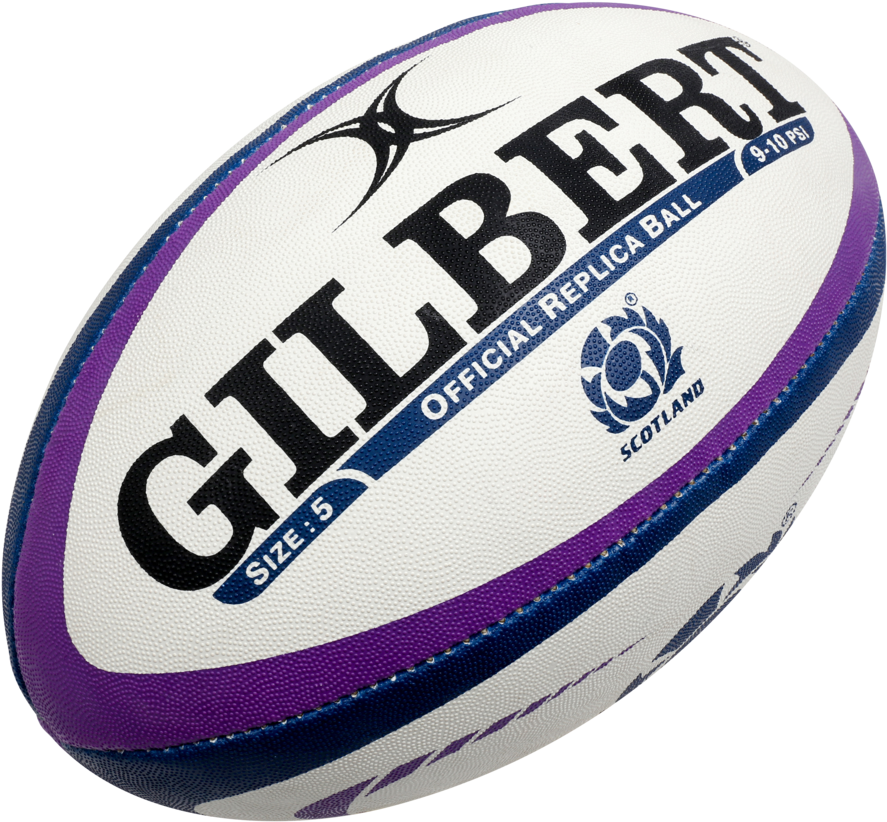 Scotland Official Gilbert Rugby Ball PNG Image