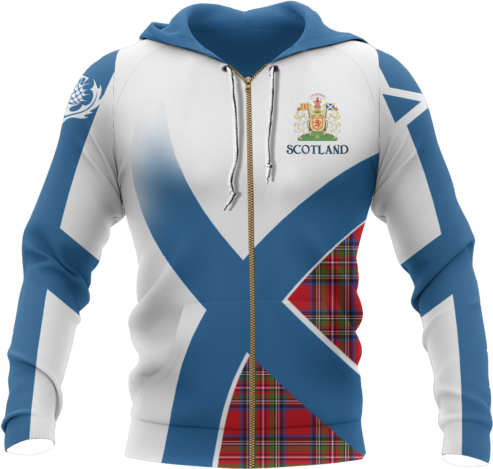 Scotland Themed Hoodie Design PNG Image