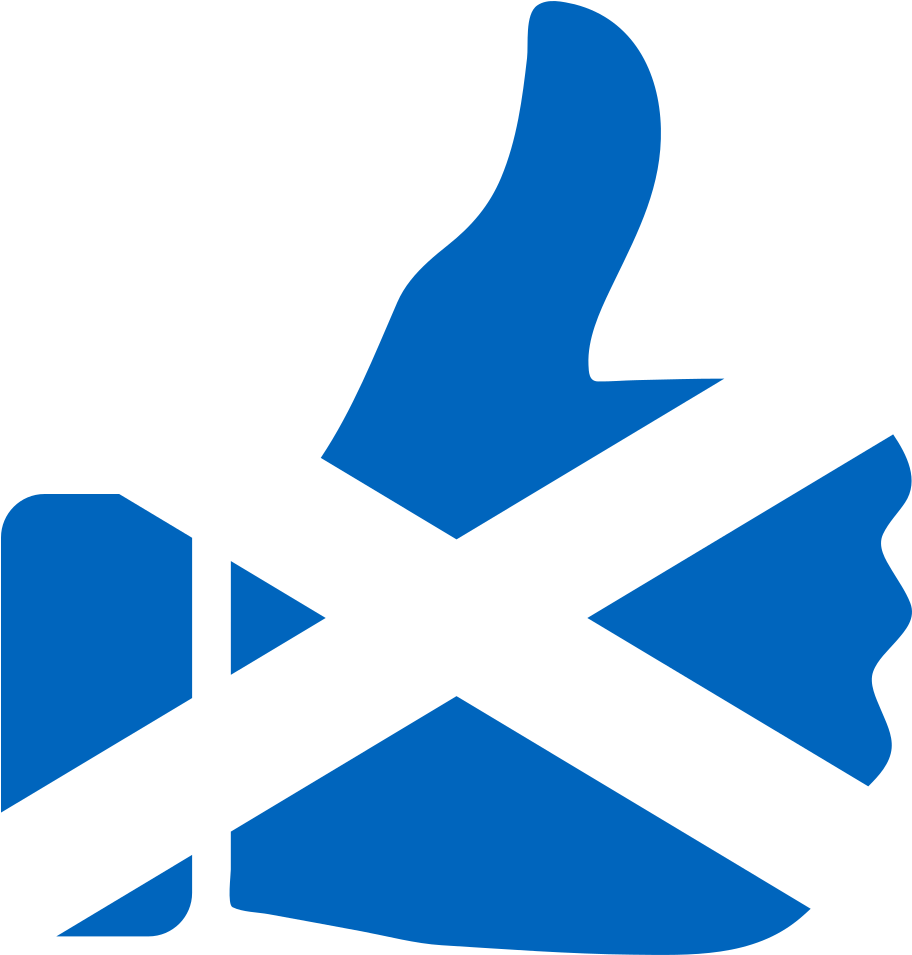 Scottish Flag Thumbs Up Graphic PNG Image