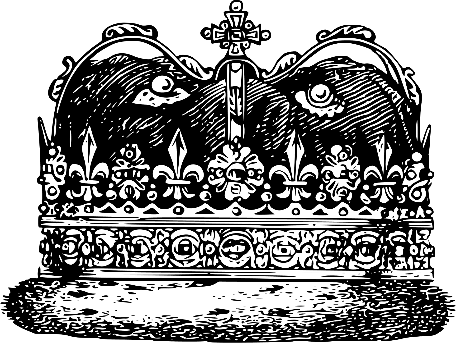 Scottish Royal Crown Illustration PNG Image