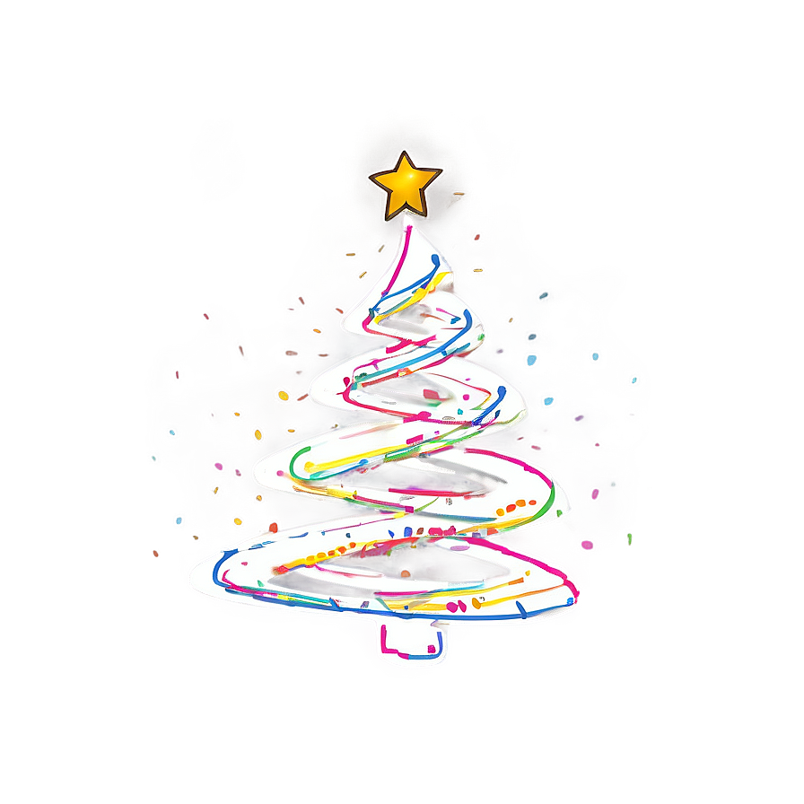 Scribble Christmas Tree Png Jdr62 PNG Image