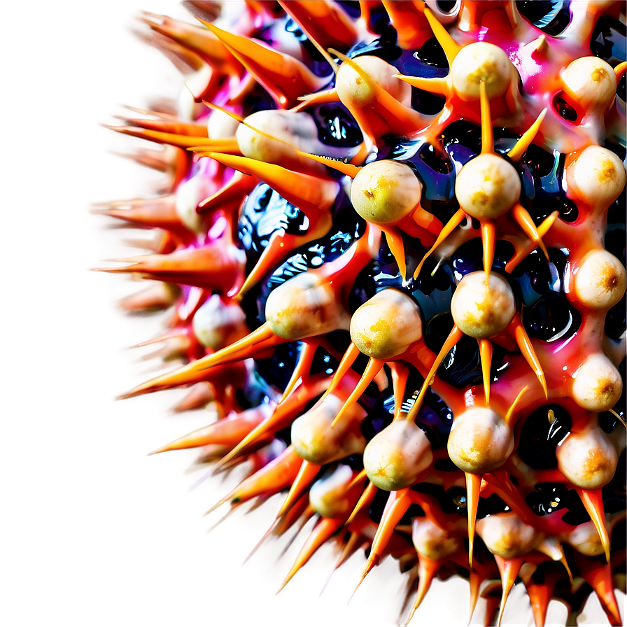 Sea Urchin Spikes Close-up Png Obd47 PNG Image