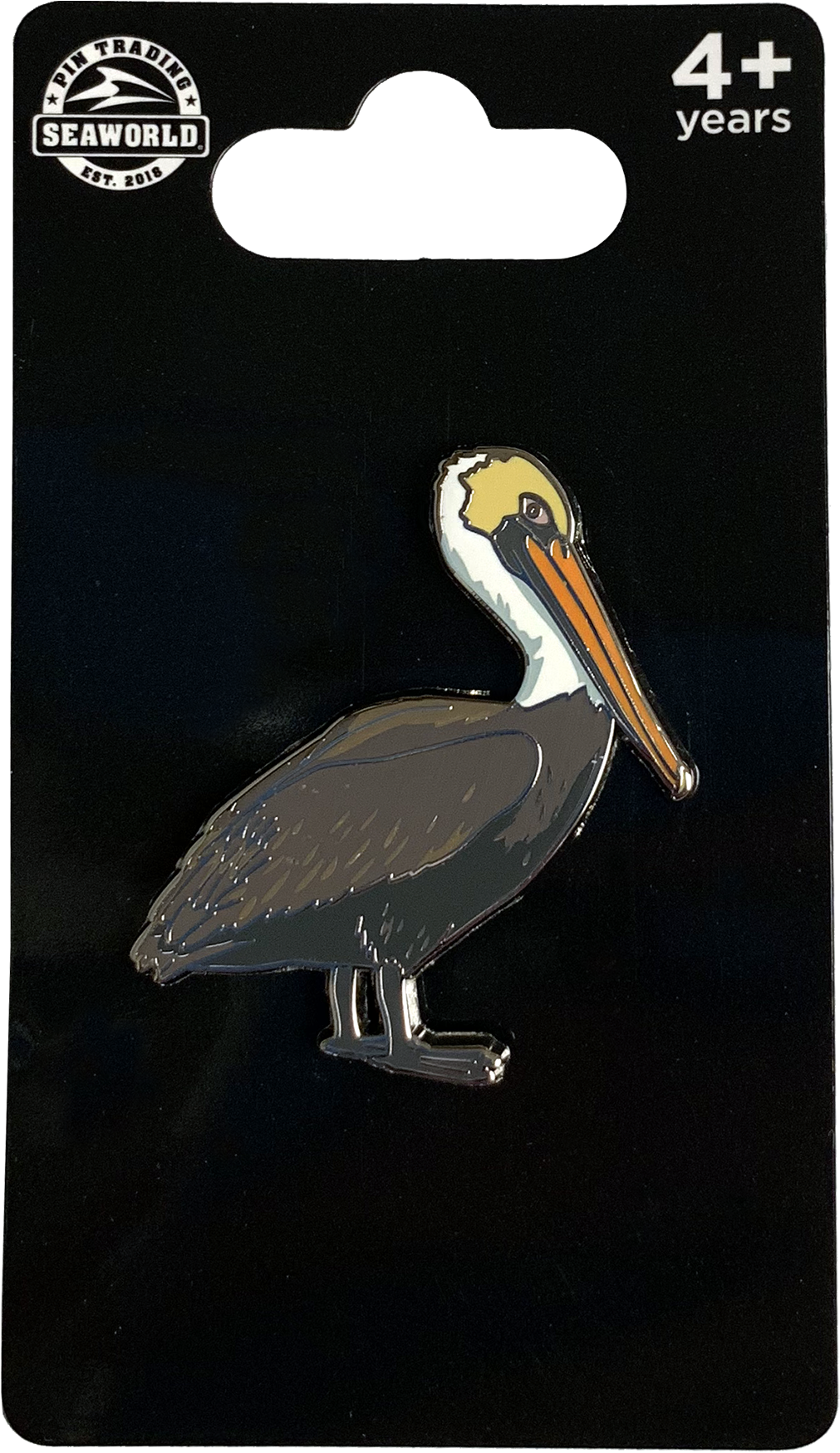 Sea World Pelican Pin Collectible PNG Image