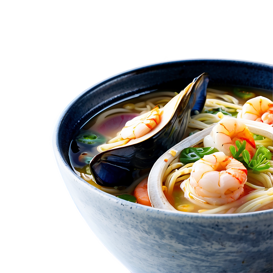 Seafood Ramen Delight Png Idp PNG Image