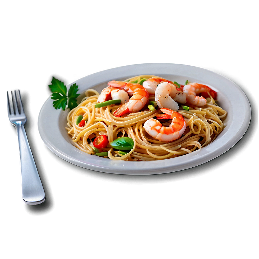 Seafood Spaghetti Noodles Png Dhv83 PNG Image