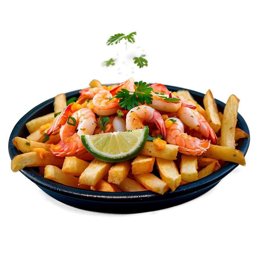 Seafood Topped Fries Png 05242024 PNG Image