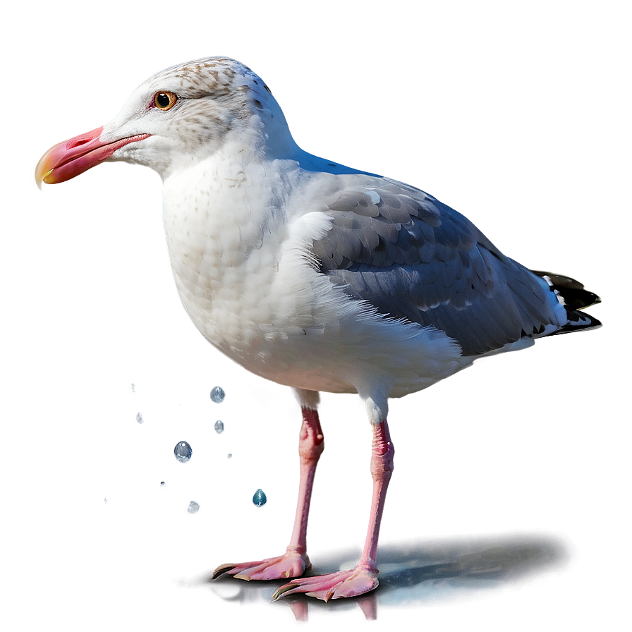 Seagull In Rain Png 98 PNG Image